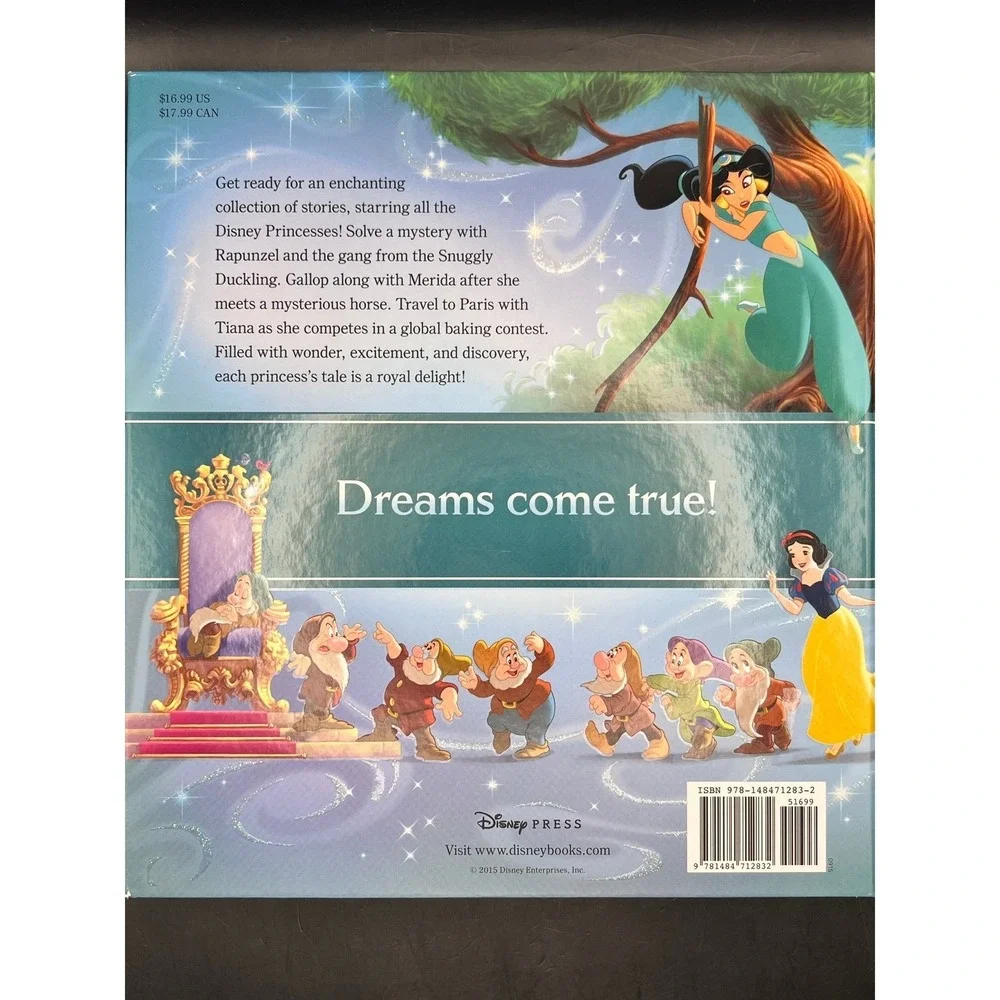 Disney Princess Storybook Collection Book Ariel Rapunzel‎ Merida Jasmine 2015